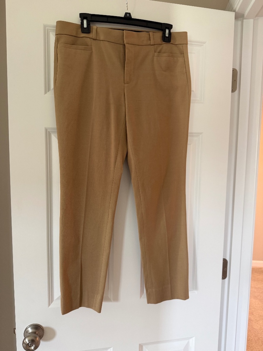 Banana Republic Sloan Fit Stretch Dress Pants Camel Tan Size 8
